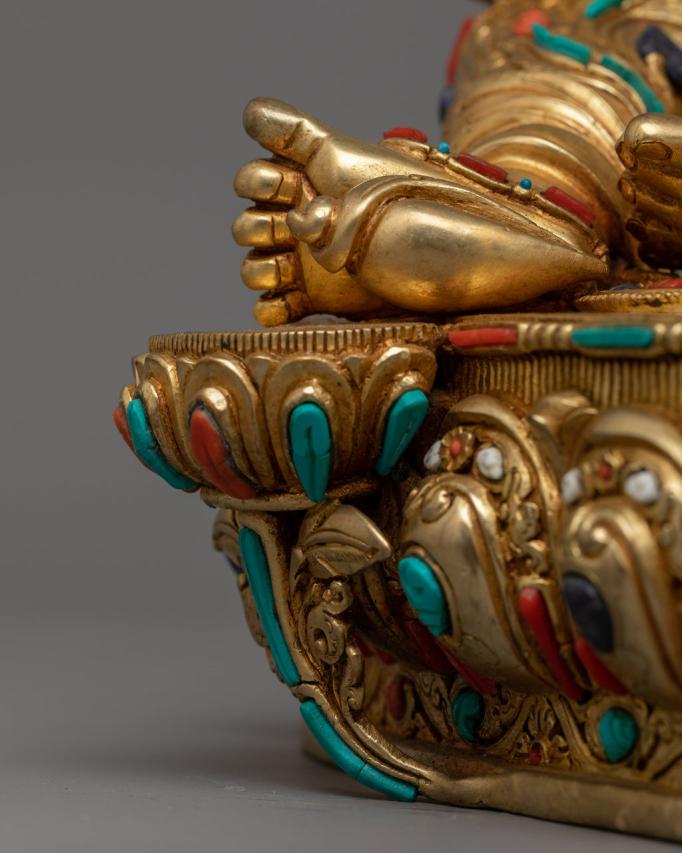 Dzambhala Deity Figurine – Protector of All Buddhist Lineages